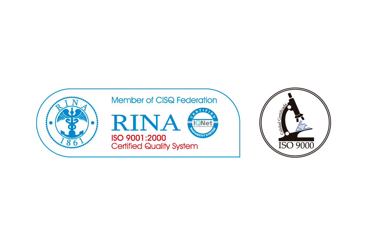 logo cergen Rina ISO 9001 2000